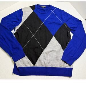 Blue Express Design Studio sweater premium Merino wool size large